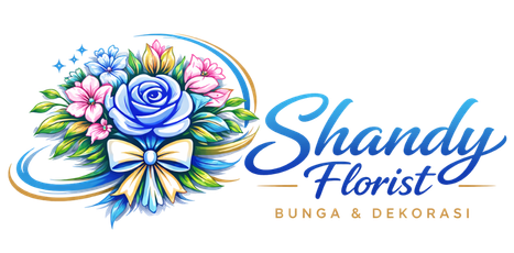 logo shandy florist toko karangan bunga garut